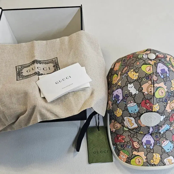 [BUNJANG] Gucci GG Canvas Animal Kawaii Limited Edition Cap / 구찌 GG 캔버스 애니멀 카와이  한정판 모자