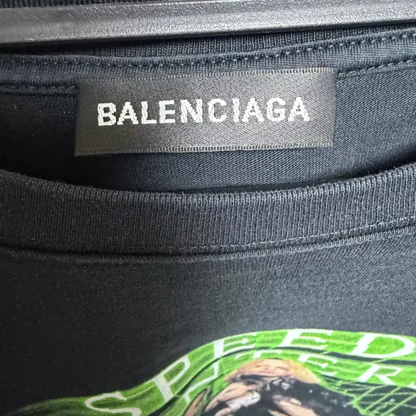 [BUNJANG] Balenciaga Speedhunters Short Sleeve T-Shirt Black / [M] 발렌시아가 스피드헌터 반팔 티셔츠 블랙