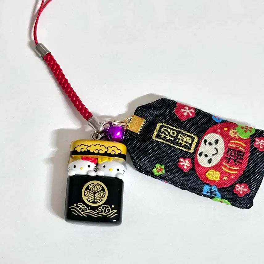 [BUNJANG] Hello Kitty Classic Kitty Mito Regional Limited Strap Keychain / 헬로키티 고전키티 미토 지역한정 스트랩 키링