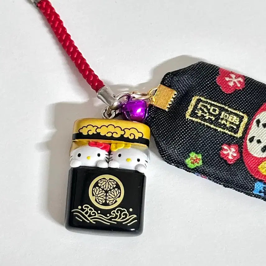 [BUNJANG] Hello Kitty Classic Kitty Mito Regional Limited Strap Keychain / 헬로키티 고전키티 미토 지역한정 스트랩 키링