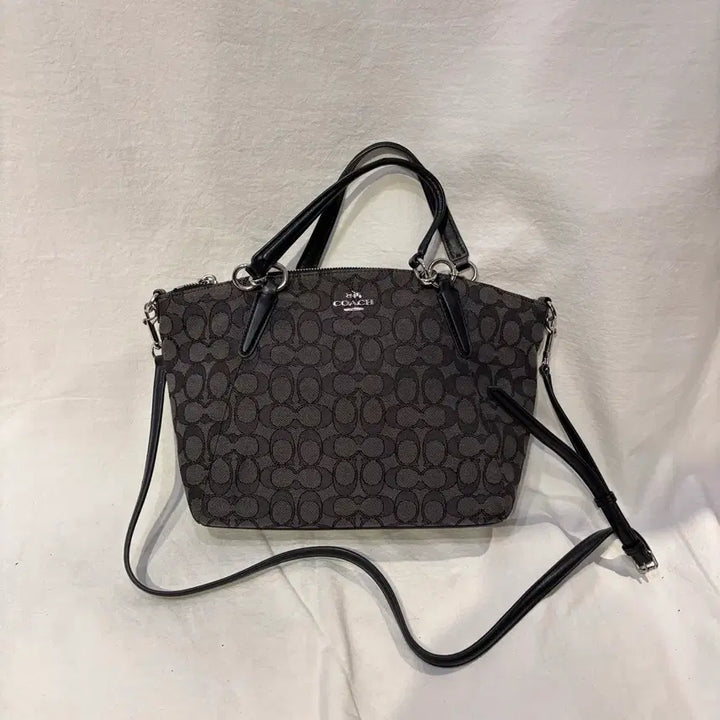 [BUNJANG] Coach Signature Satchel Tote Bag / 코치 시그니처 사첼백 토트백 가방