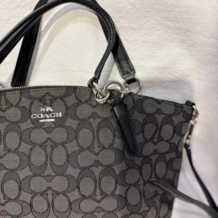 [BUNJANG] Coach Signature Satchel Tote Bag / 코치 시그니처 사첼백 토트백 가방