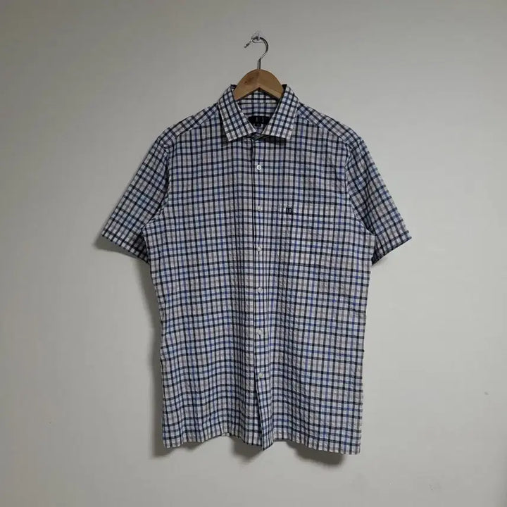 [BUNJANG] DAKS Check Short Sleeve Shirt Men&