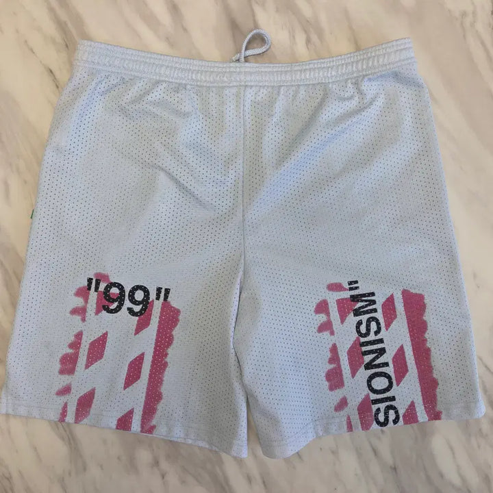 [BUNJANG] Off-White Mesh Shorts XL / 오프화이트 메쉬 쇼츠