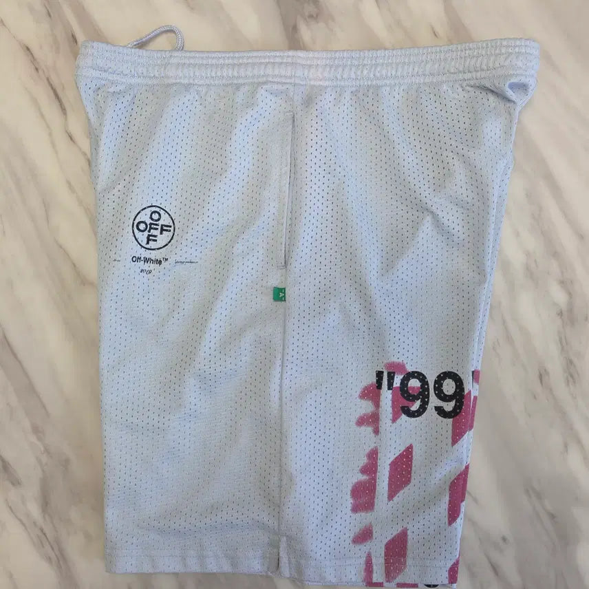 [BUNJANG] Off-White Mesh Shorts XL / 오프화이트 메쉬 쇼츠