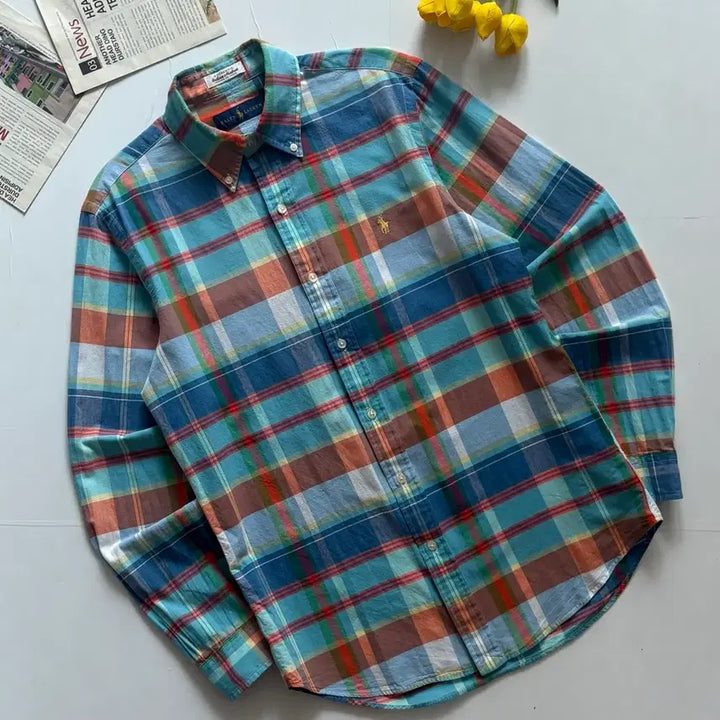 [BUNJANG] Polo Ralph Lauren Madras Check Shirt / Polo 폴로랄프로렌 마드라스 체크 셔츠