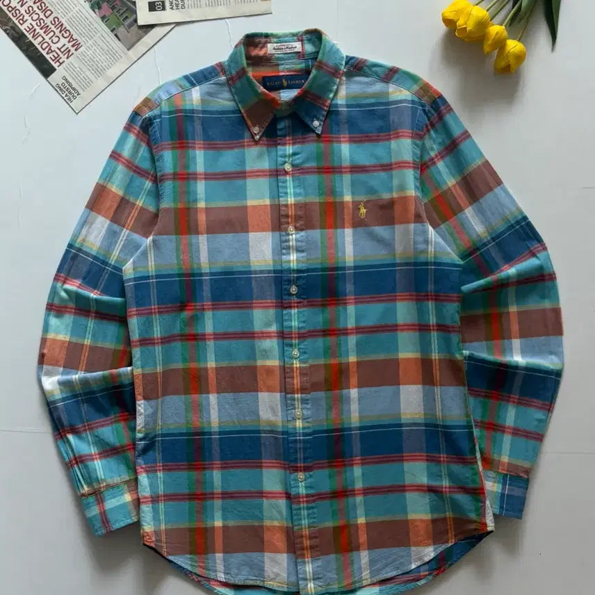 [BUNJANG] Polo Ralph Lauren Madras Check Shirt / Polo 폴로랄프로렌 마드라스 체크 셔츠