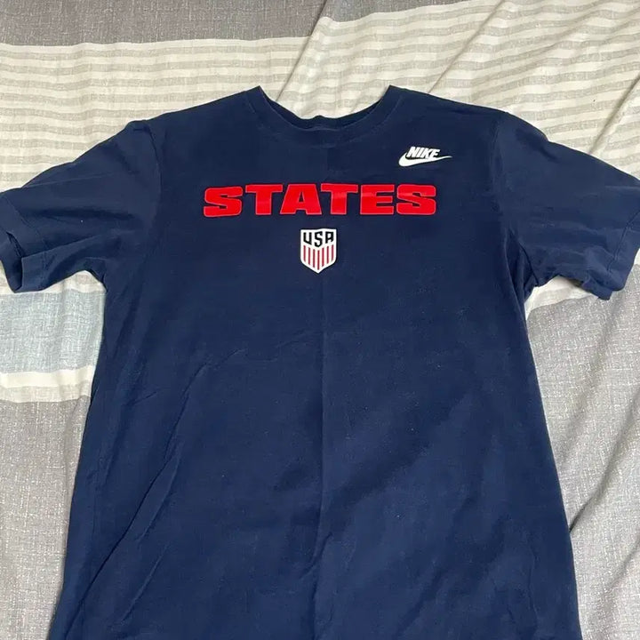 [BUNJANG] Nike USA Short Sleeve T-Shirt Navy M / 나이키 USA 반팔 티셔츠 네이비 M