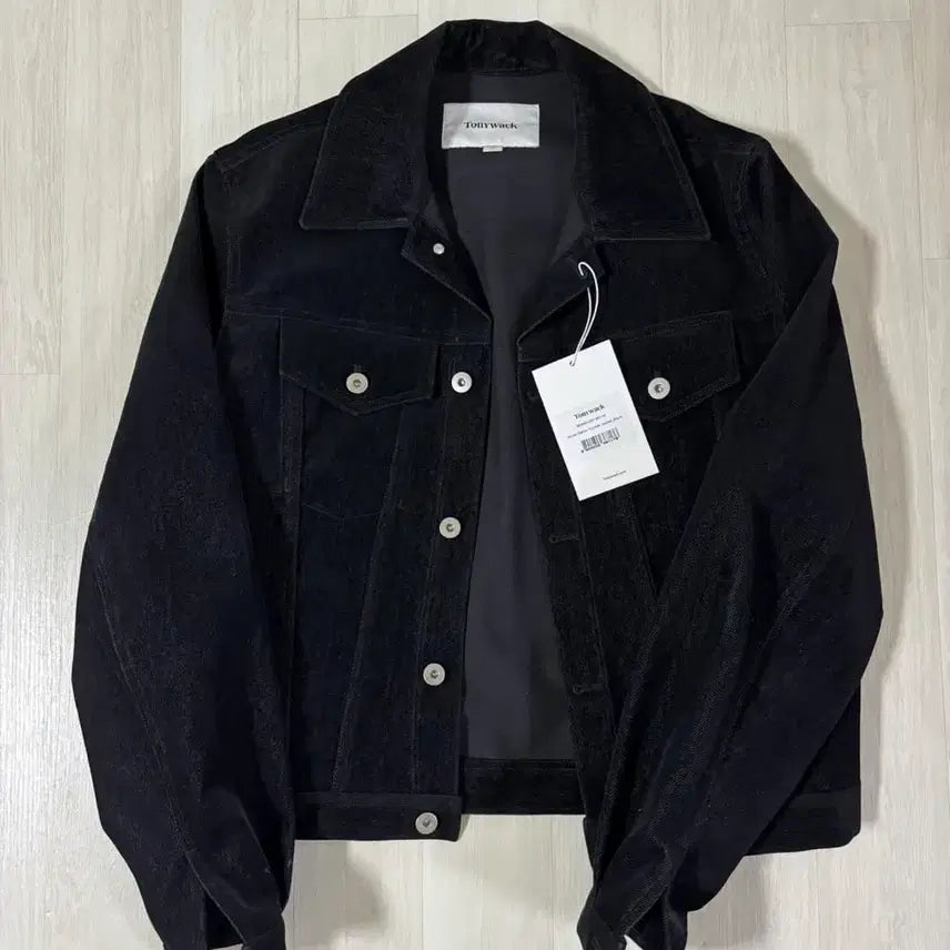 [BUNJANG] Tonywack Velvet Trucker Jacket Black / 새상품 토니웩 벨벳 트러커 자켓 블랙