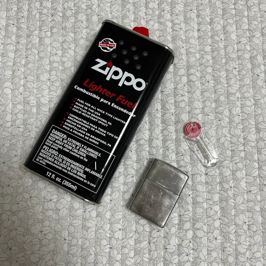 [BUNJANG] Zippo Silver Lighter Set / [지포] 실버 라이터 세트