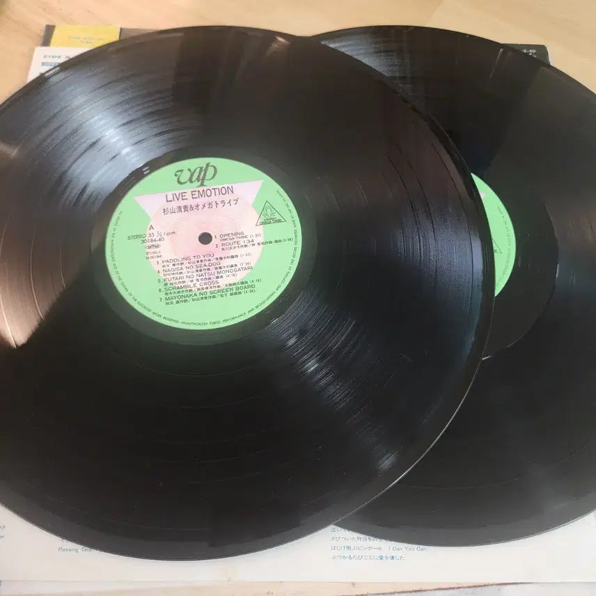 [BUNJANG] Kiyotaka Sugiyama &amp; Omega Tribe Live Emotion 2LP / 시티팝 추천 오메가트라이브 Omega Tribe 라이브 2lp