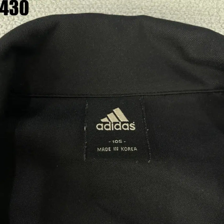 [BUNJANG] Adidas Black Three-Stripes Track Jacket / 아디다스 블랙 삼선 트랙 자켓