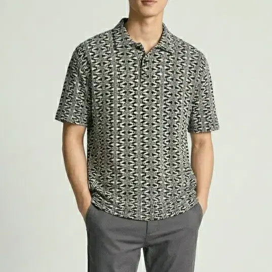 [BUNJANG] ZARA Short Sleeve Knit Polo Shirt / [100]자라 반팔 카라 니트티