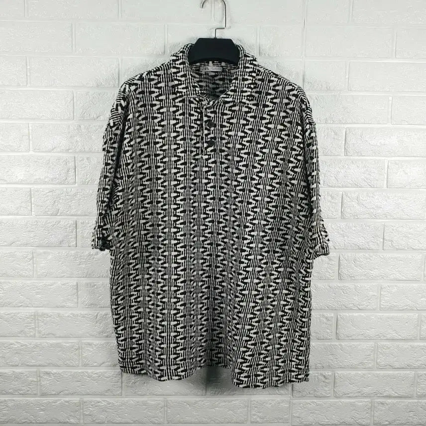 [BUNJANG] ZARA Short Sleeve Knit Polo Shirt / [100]자라 반팔 카라 니트티