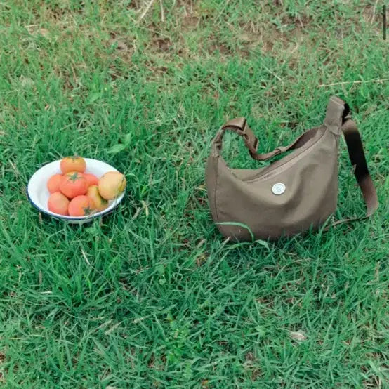 [BUNJANG] Minitmute Clo Waist Washing Khaki Bag / 미닛뮤트클로웨이스트 워싱카키 인증o