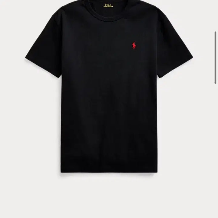 [BUNJANG] Polo Ralph Lauren Heavyweight T-Shirt Black M / (새상품) 폴로 랄프로렌 헤비웨이트 티셔츠 블랙 M