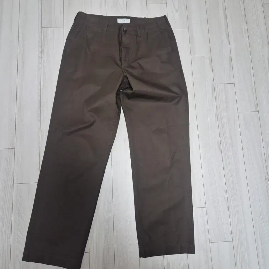 [BUNJANG] Our selves Organic Cotton Relaxed Chino Pants Brown / [2] 아워셀브스 오가닉 코튼 릴렉스드 치노 팬츠 브라운