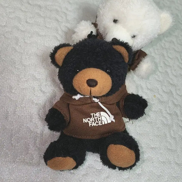[BUNJANG] The North Face Brown Bear Plush Keychain / 노스페이스 곰인형 키링 브라운