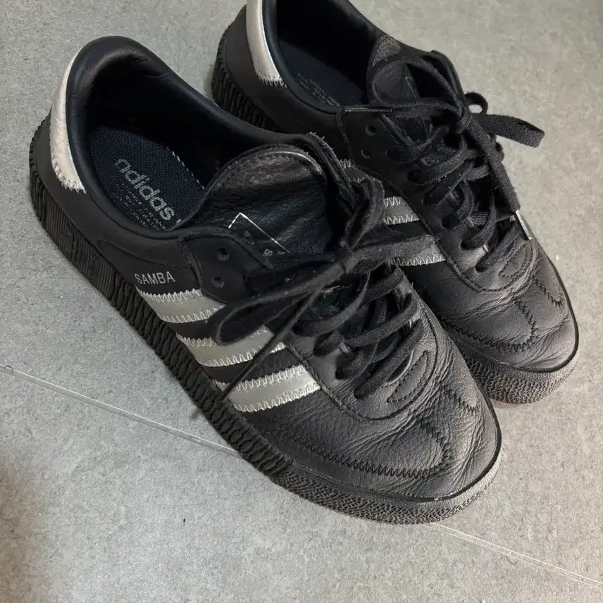 [BUNJANG] Adidas Samba Black Silver 225 / 아디다스 삼바 블랙 실버 225