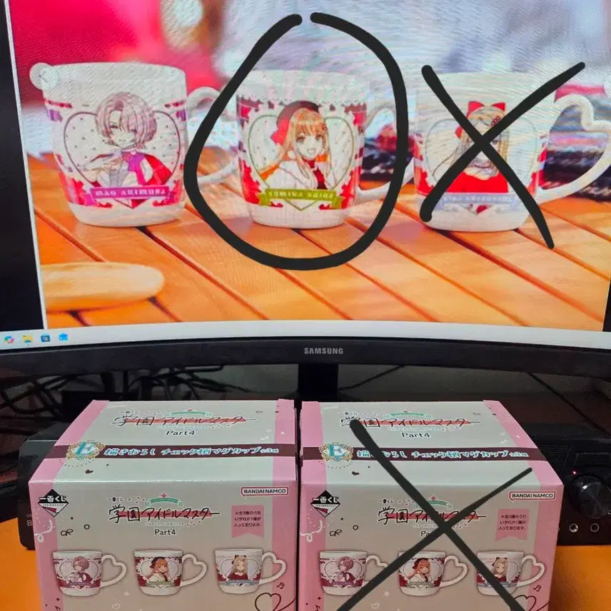[BUNJANG] The Idolmaster Part 4 Kuji Prize E Mug Cup / 아이돌마스터 Part4 쿠지  E상 머그컵