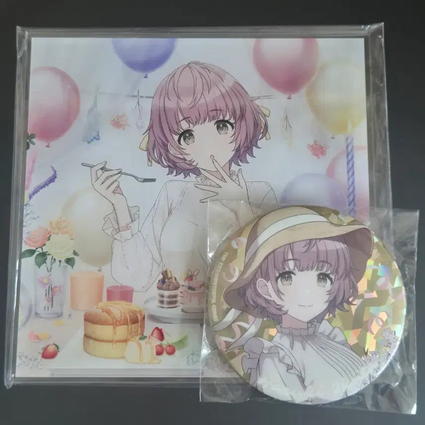 [BUNJANG] Shanimas Ikuta Haruki Birthday Commemorative Acrylic Panel &amp; Badge Set / 샤니마스 이쿠타 하루키 생일 기념 굿즈 아크릴 패널 뱃지