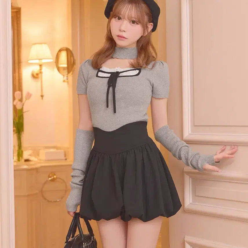 [BUNJANG] Michelle Macaron Migak Balloon Skirt / 급처) 미셸마카롱 미각벌룬스커트