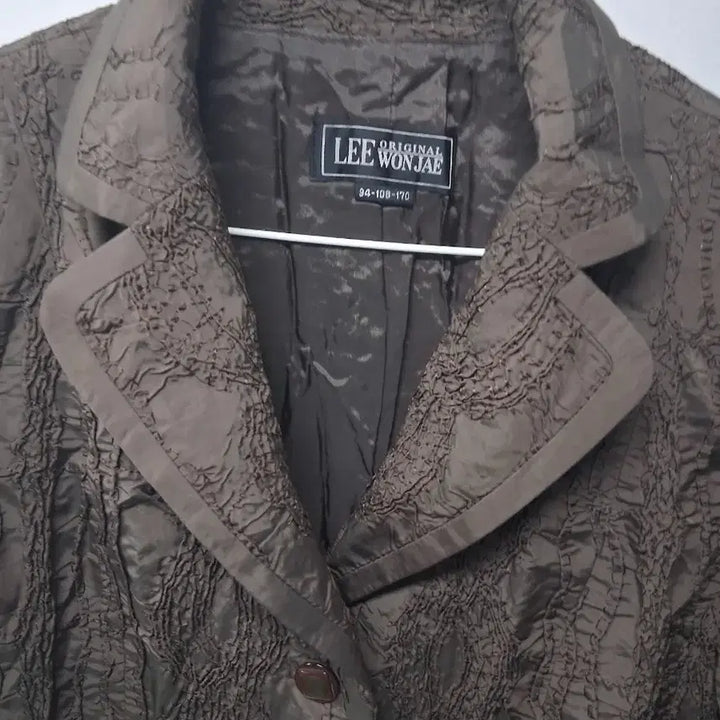 [BUNJANG] LEE WINSTAE Brown Textured Lightweight Jacket / LEE WINSTAE 시원한 소재 자켓77