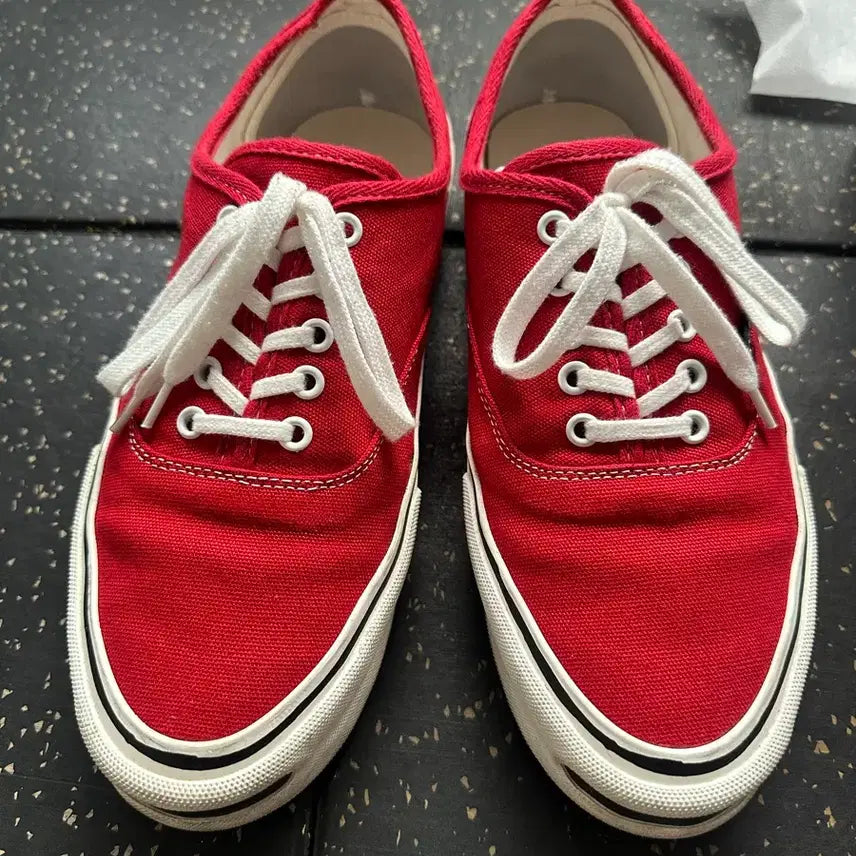 [BUNJANG] KAMIYA Vulcanized Sneakers Red / [43]카미야 벌커나이즈 스니커즈 레드