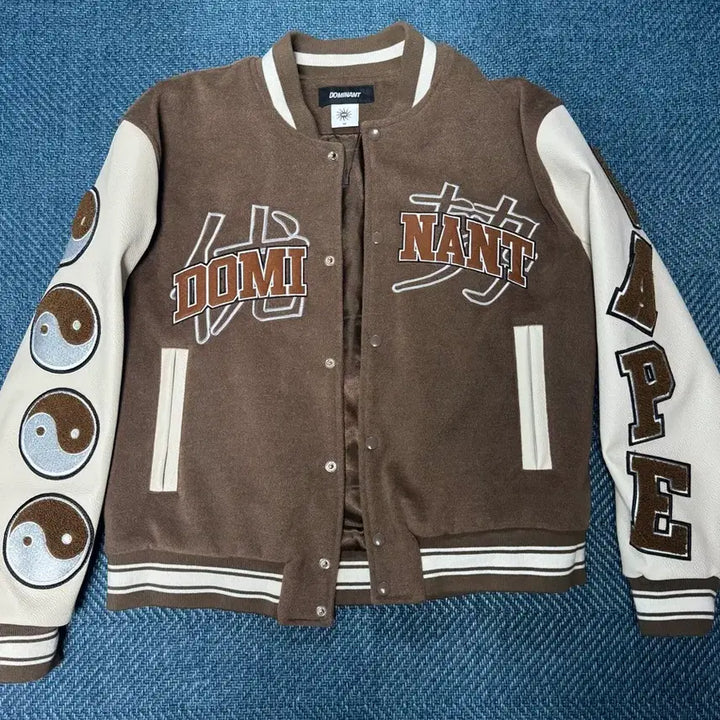 [BUNJANG] Dominant Varsity Jacket - Medium / 도미넌트 바시티 자켓 새상품 m