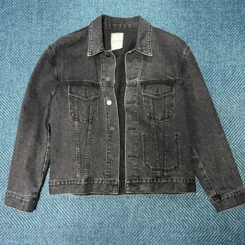 [BUNJANG] Instant Denim Black Denim Jacket M / 인스턴트 데님 흑청자켓 m