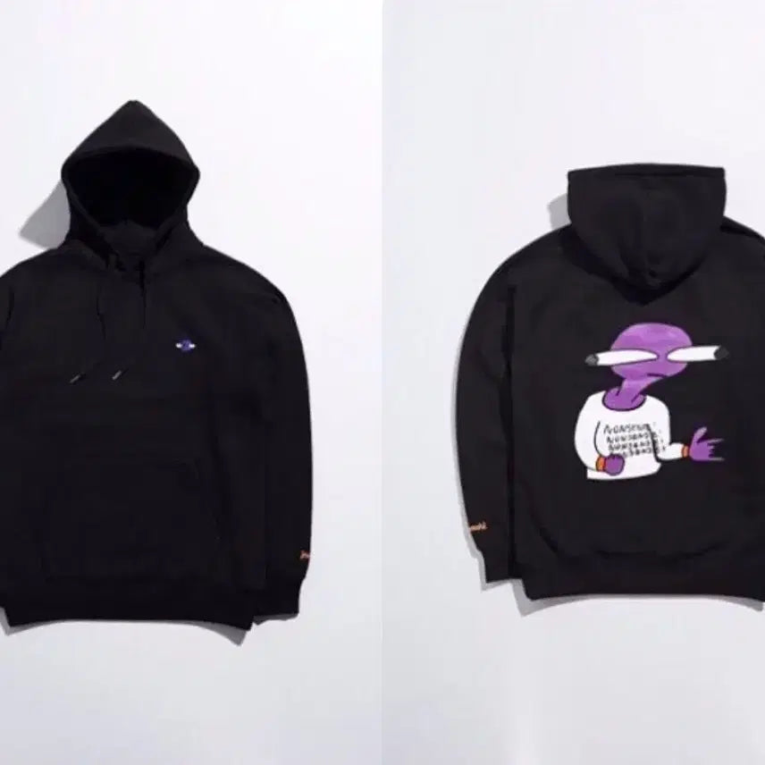 [BUNJANG] Jannabi Nonsense Fleece Hoodie / 잔나비 넌센스 기모 후드티