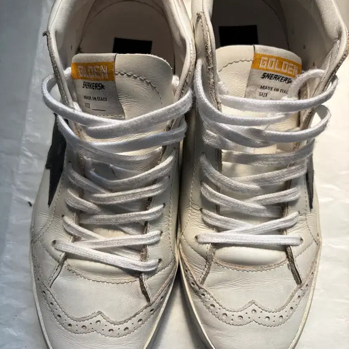 [BUNJANG] Golden Goose Midstar Sneakers White Size 37 / 골든구스 미드스타 스니커즈 화이트 37