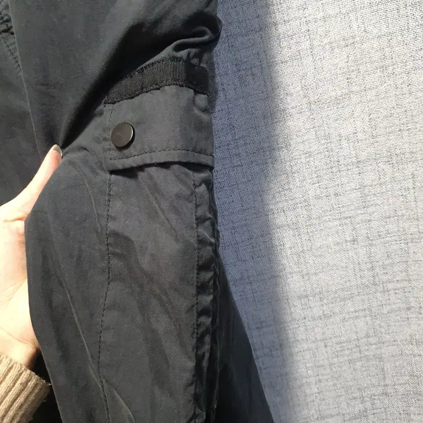 [BUNJANG] Zara Black Cargo String Baggy Pants L / 자라 블랙 카고 스트링 배기 팬츠 L