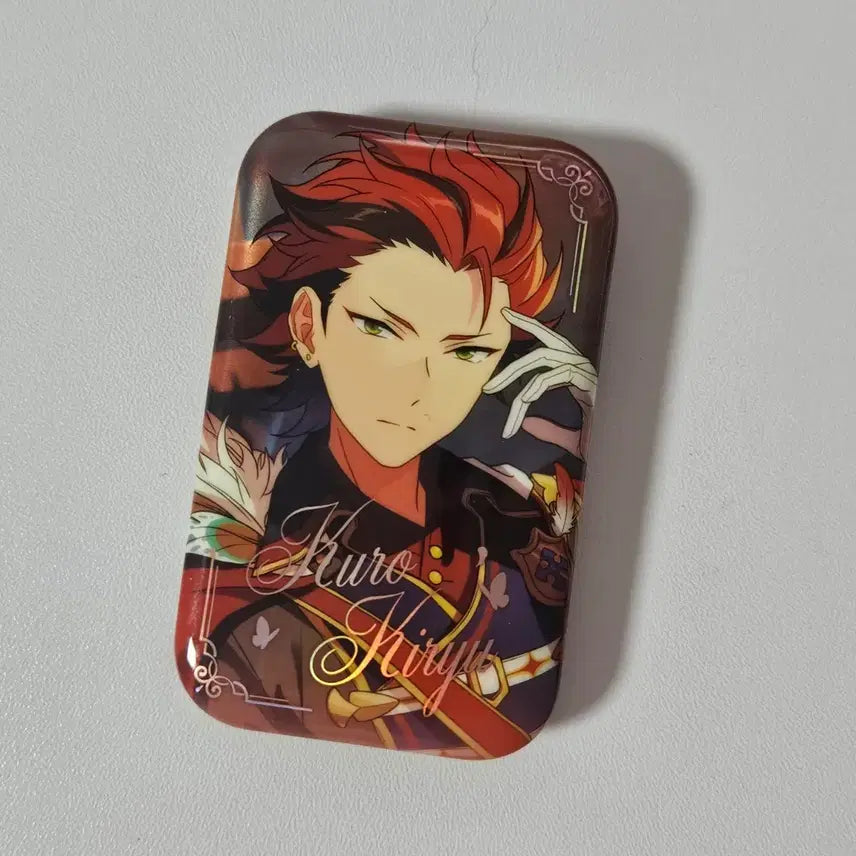 [BUNJANG] Ensemble Stars Kuro Square Can Badge / 앙스타 쿠로 사각 캔뱃지 뱃지
