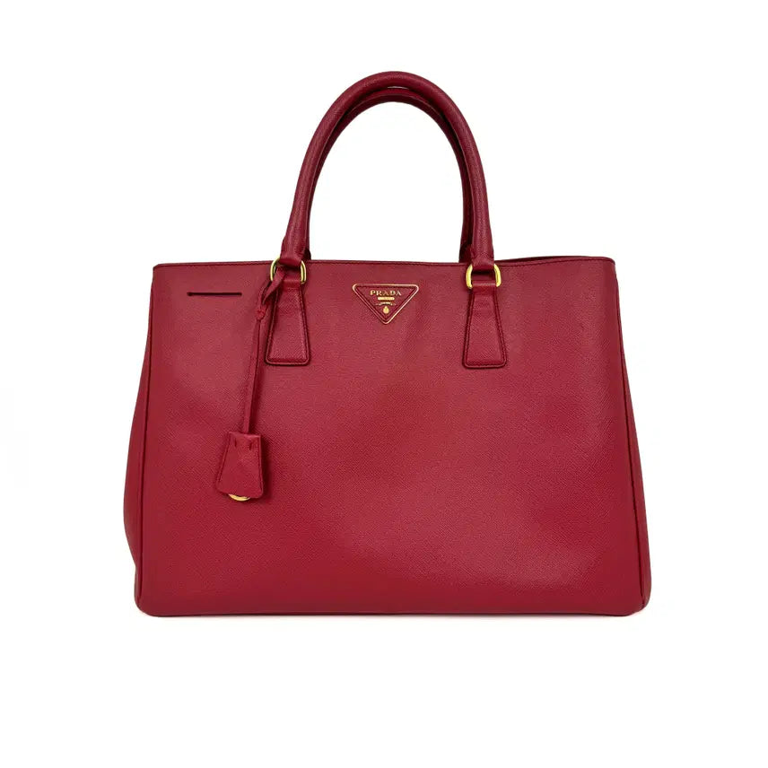 [BUNJANG] Prada Red Saffiano Lux Tote Bag BN1844 / 프라다 레드 사피아노 럭스 토트백 BN1844