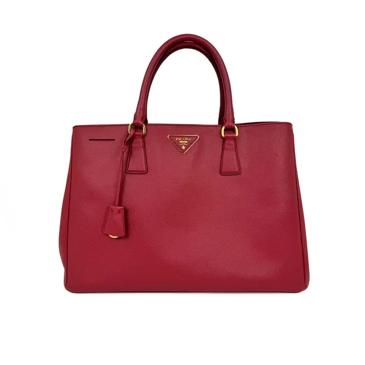 [BUNJANG] Prada Red Saffiano Lux Tote Bag BN1844 / 프라다 레드 사피아노 럭스 토트백 BN1844
