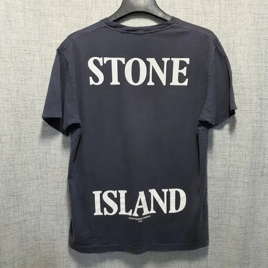 [BUNJANG] Stone Island Navy Logo T-Shirt XL / 스톤아일랜드 네이비 로고 반팔 티셔츠 XL