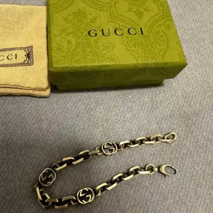 [BUNJANG] Gucci Interlocking Bracelet Full Box / 구찌 인터로킹 팔찌 풀박스