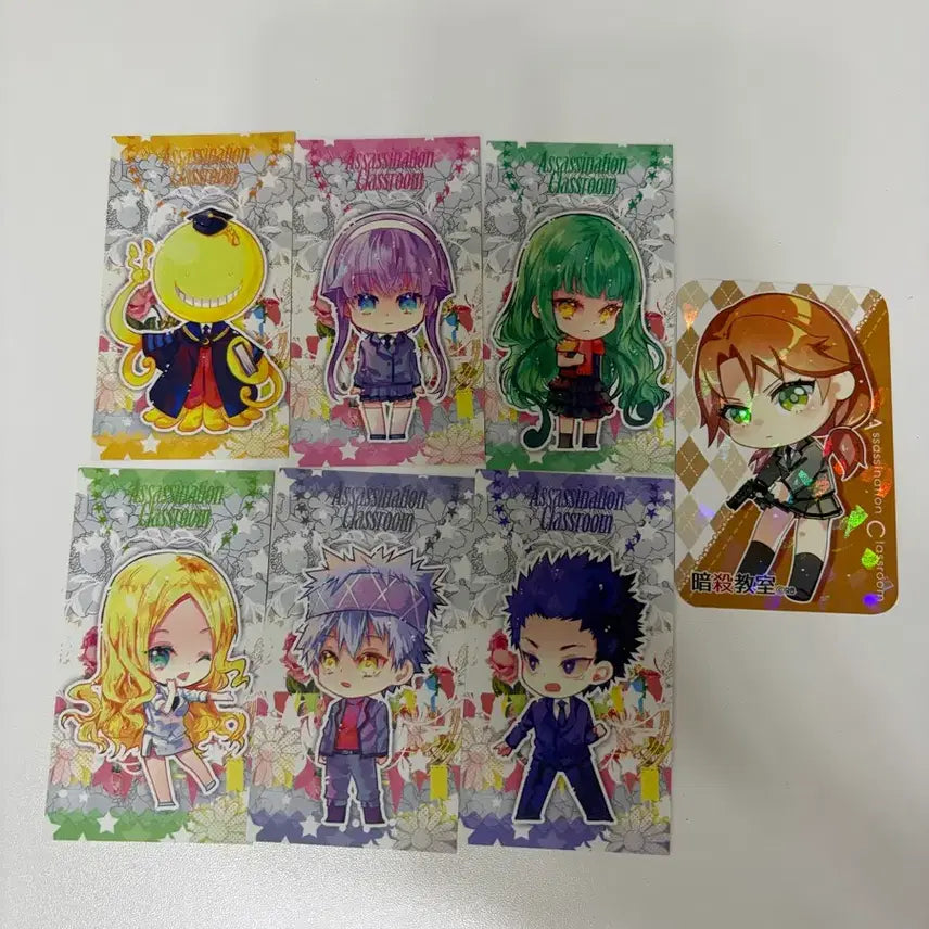 [BUNJANG] Assassination Classroom Unofficial Goods Photocard Set Bundle / 암살교실 비공굿 포토카드 세트 일괄 판매