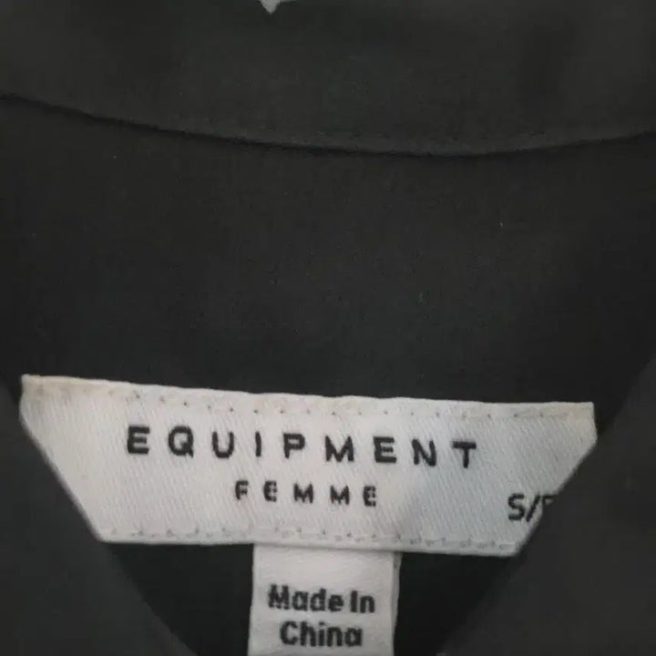[BUNJANG] Equipment Star Pattern Black Shirt Loose Fit / 이큅먼트 EQUIPMENT 별패턴 블랙 셔츠 S (55~66) 루즈핏