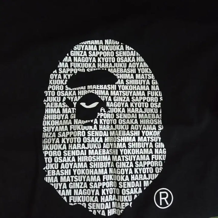 [BUNJANG] BAPE Ape Head T-Shirt Black / BAPE 베이프 재팬 에이프 헤드 블랙 티셔츠