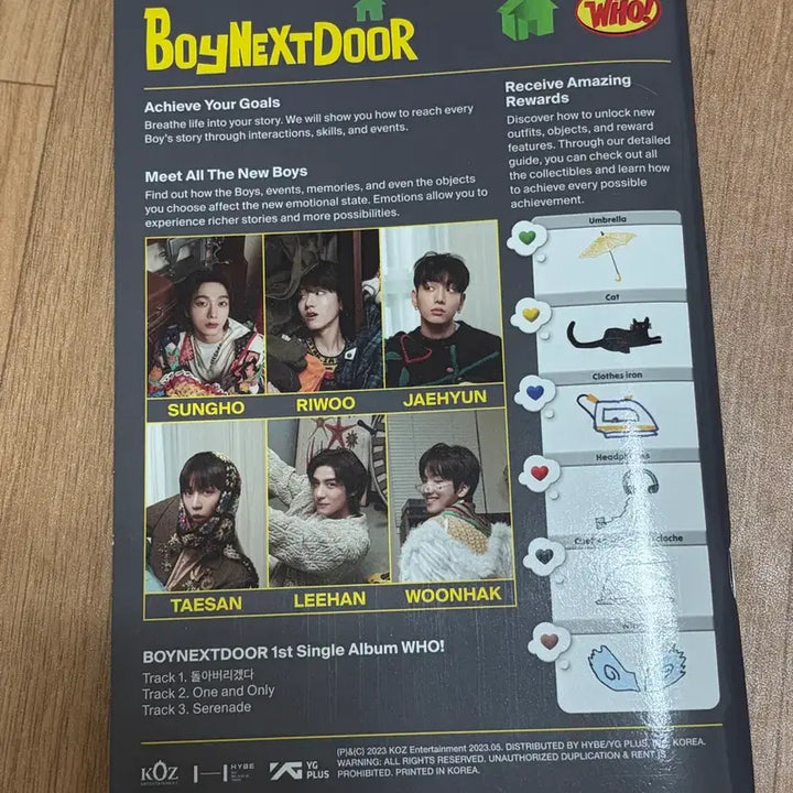 [BUNJANG] BOYNEXTDOOR WHO! Photobook / 보넥도 WHO 포토북