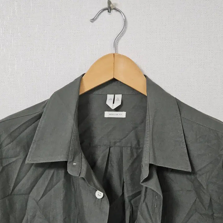 [BUNJANG] ARKET Signature Blouse Shirt Olive Khaki Men&