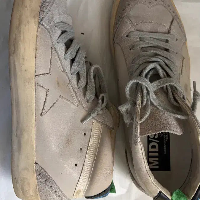 [BUNJANG] Golden Goose Mid Star Beige Sneakers Size 37 / 골든구스 미드스타 베이지 스니커즈 37