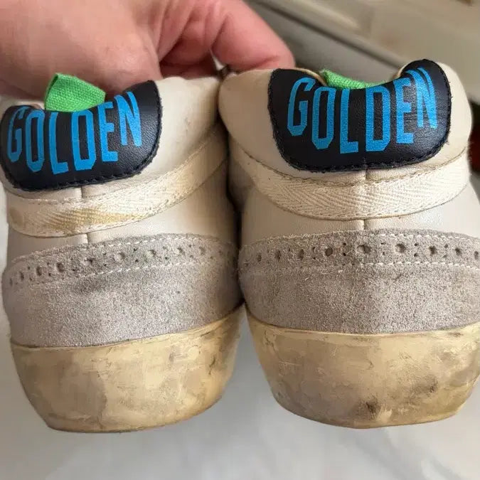 [BUNJANG] Golden Goose Mid Star Beige Sneakers Size 37 / 골든구스 미드스타 베이지 스니커즈 37