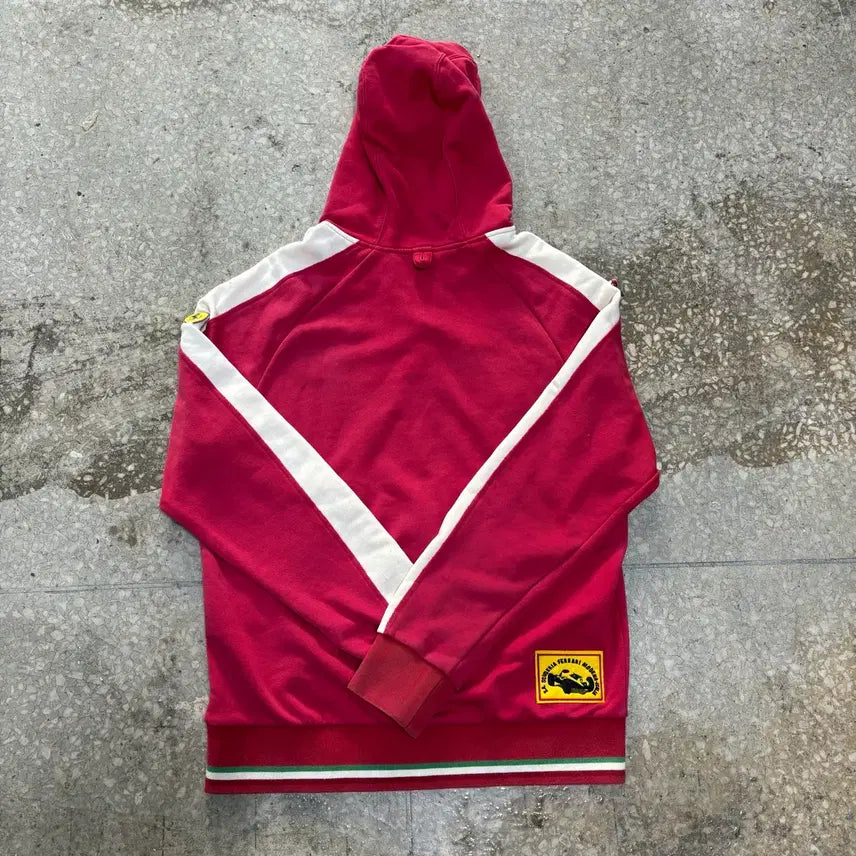 [BUNJANG] Puma Ferrari Hooded Zip-Up Red / 푸마 페라리 후드집업 레드 / b5