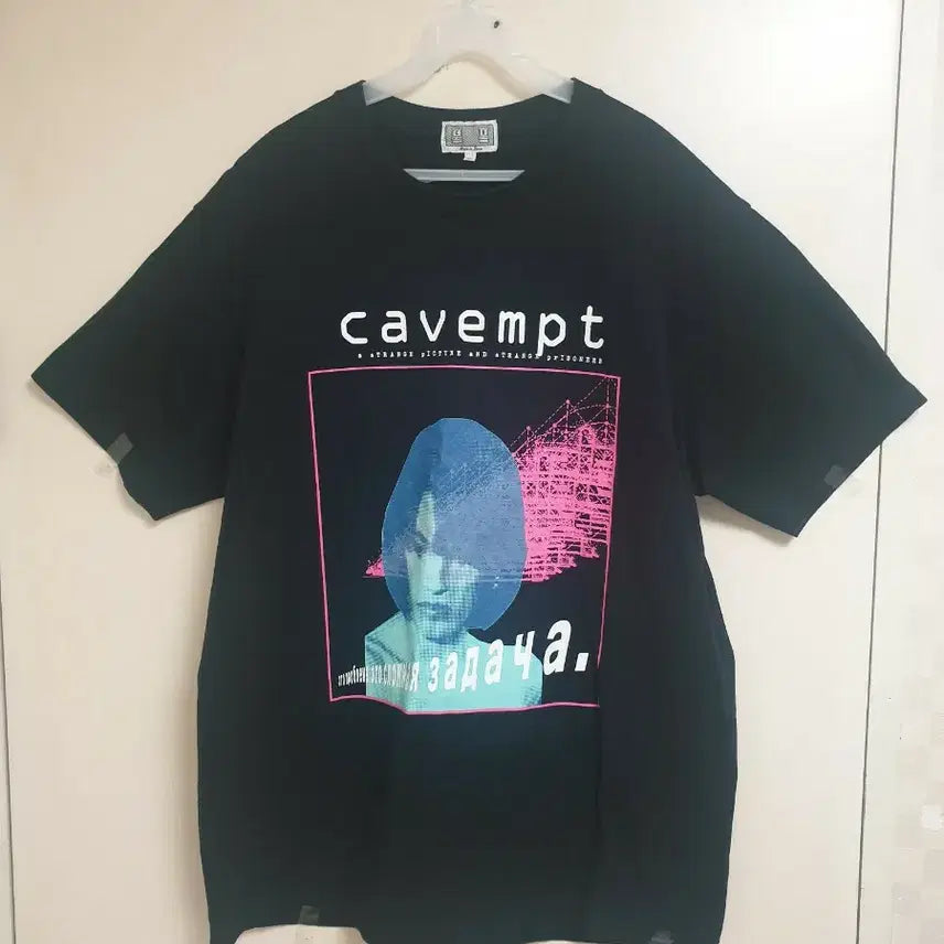 [BUNJANG] Cav Empt Black Graphic T-Shirt XL / [남성] CAVEMPT 블랙 그래픽 반팔티 XL