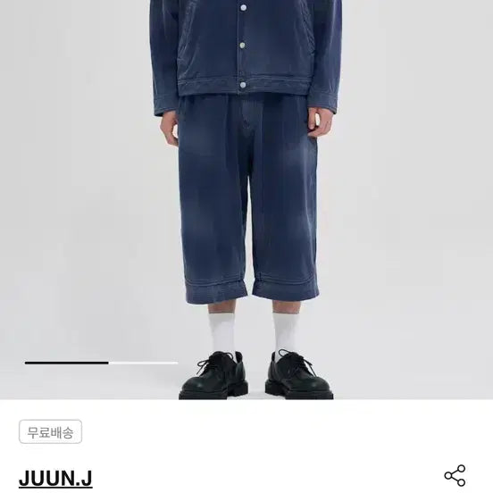 [BUNJANG] Juun.J 26SS Pique Dye Bermuda Pants Size 48 / 준지 26ss 피케다잉 버뮤다팬츠 48.