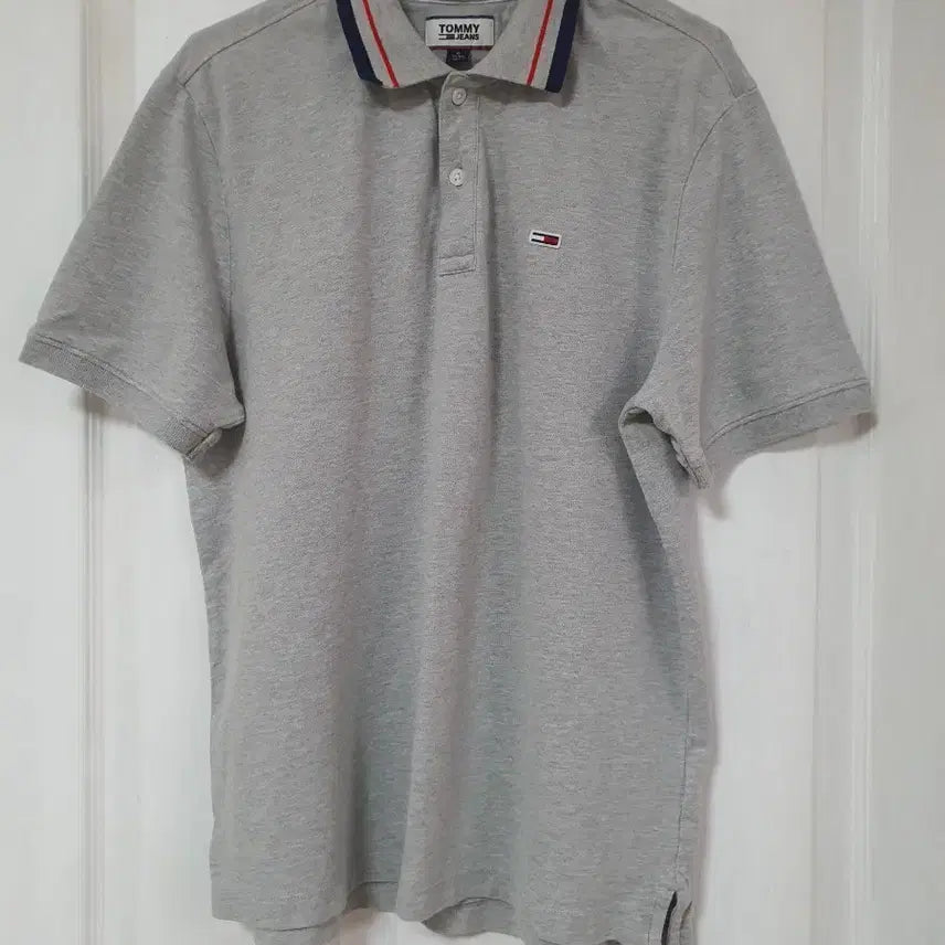 [BUNJANG] Tommy Jeans Regular Fit Grey Polo T-Shirt XL / 타미진스 레귤러 핏 그레이 폴로티 XL