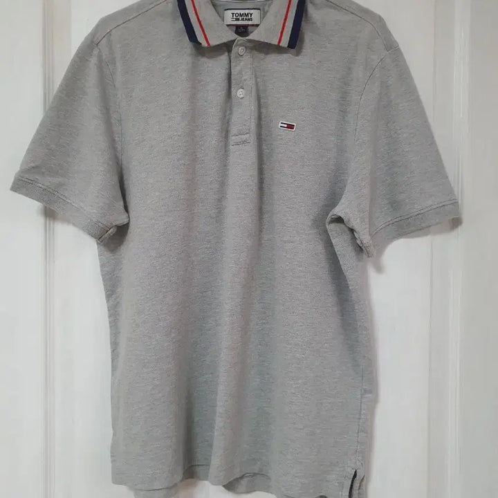 [BUNJANG] Tommy Jeans Regular Fit Grey Polo T-Shirt XL / 타미진스 레귤러 핏 그레이 폴로티 XL